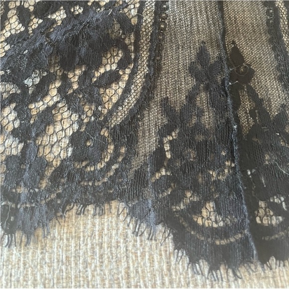 Love & Lemons Sheer Lace Maxi Nighty Teddy Chemise Dress Longhorn Goth witch - Picture 9 of 10